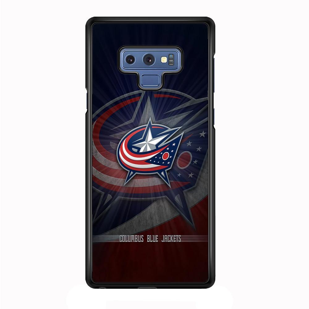Hockey Columbus Blue Jackets NHL 002 Samsung Galaxy Note 9 Case-Plastic / Full Wrap (3D Case)-Xtracase