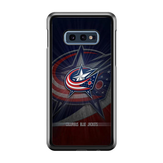 Hockey Columbus Blue Jackets NHL 002 Samsung Galaxy S10E Case-Plastic / Full Wrap (3D Case)-Xtracase