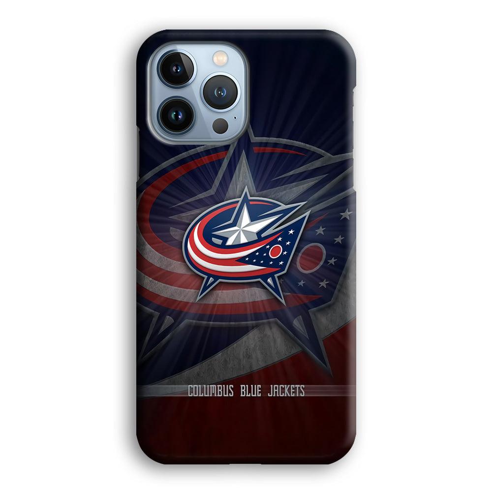 Hockey Columbus Blue Jackets NHL 002 iPhone 13 Pro Case-Plastic / Full Wrap (3D Case)-Xtracase