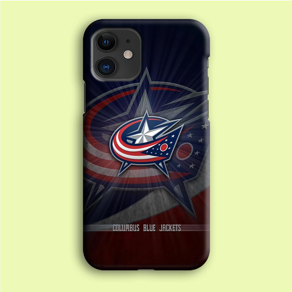 Hockey Columbus Blue Jackets NHL 002 iPhone 12 Mini Case-Plastic / Full Wrap (3D Case)-Xtracase