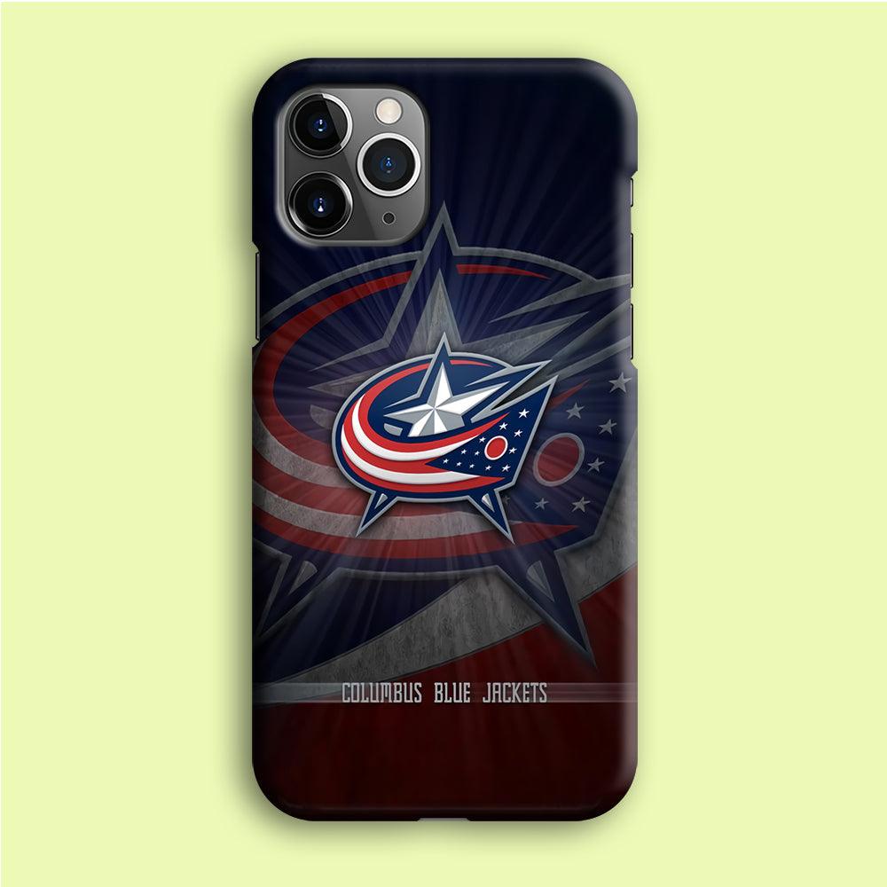Hockey Columbus Blue Jackets NHL 002 iPhone 12 Pro Max Case-Plastic / Full Wrap (3D Case)-Xtracase