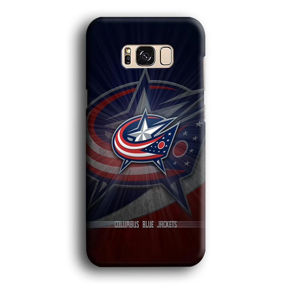 Hockey Columbus Blue Jackets NHL 002 Samsung Galaxy S8 Case-Plastic / Full Wrap (3D Case)-Xtracase