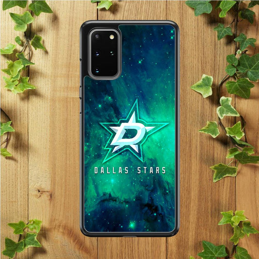 Hockey Dallas Stars NHL 001 Samsung Galaxy S20 Plus Case-Rubber / White (2D Case)-Xtracase