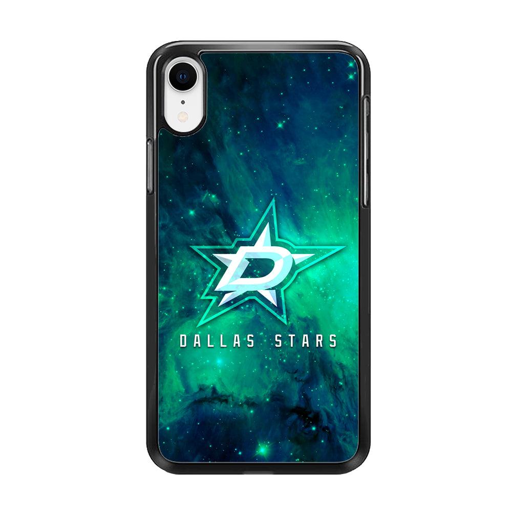 Hockey Dallas Stars NHL 001 iPhone XR Case-Rubber / Black (2D Case)-Xtracase