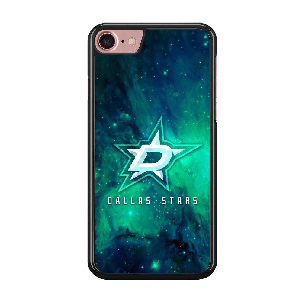 Hockey Dallas Stars NHL 001 iPhone SE 2020 Case-Rubber / Black (2D Case)-Xtracase