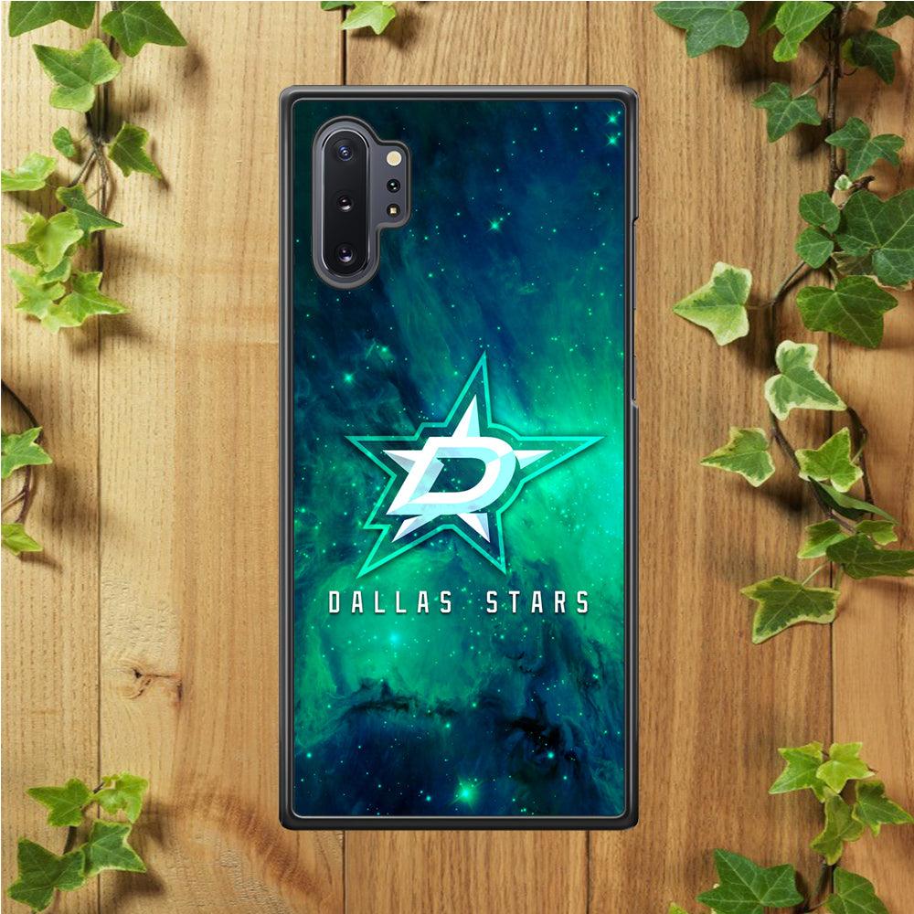 Hockey Dallas Stars NHL 001 Samsung Galaxy Note 10 Plus Case-Rubber / White (2D Case)-Xtracase