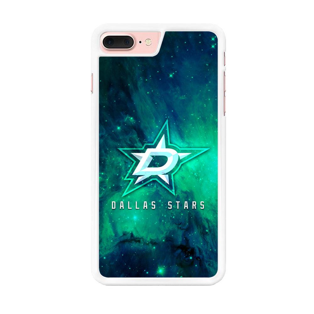 Hockey Dallas Stars NHL 001 iPhone 8 Plus Case-Rubber / White (2D Case)-Xtracase