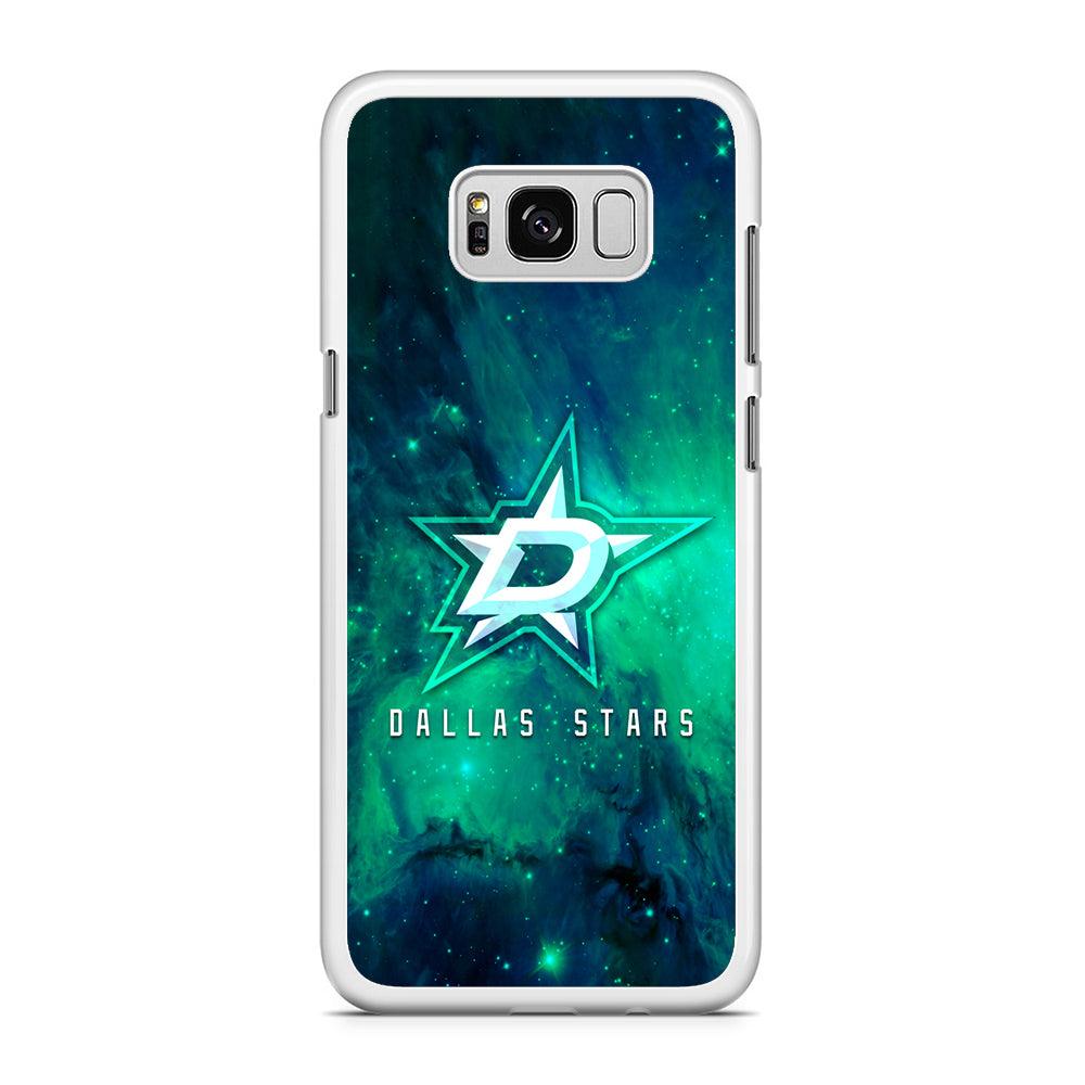 Hockey Dallas Stars NHL 001 Samsung Galaxy S8 Plus Case-Rubber / White (2D Case)-Xtracase