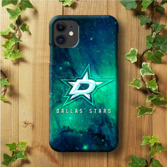 Hockey Dallas Stars NHL 001 iPhone 11 Case-Plastic / Full Wrap (3D Case)-Xtracase