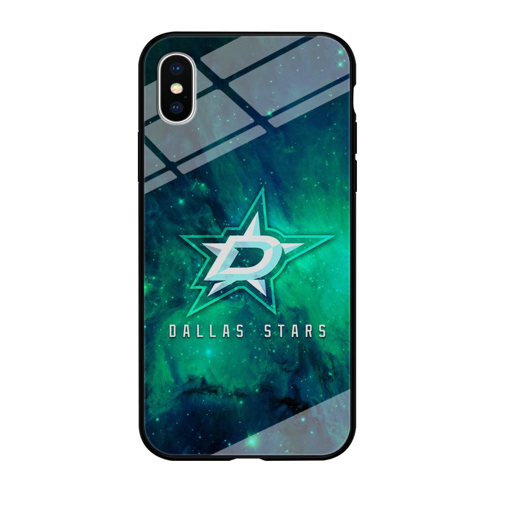 Hockey Dallas Stars NHL 001 iPhone Xs Case-Tempered Glass Case-Xtracase