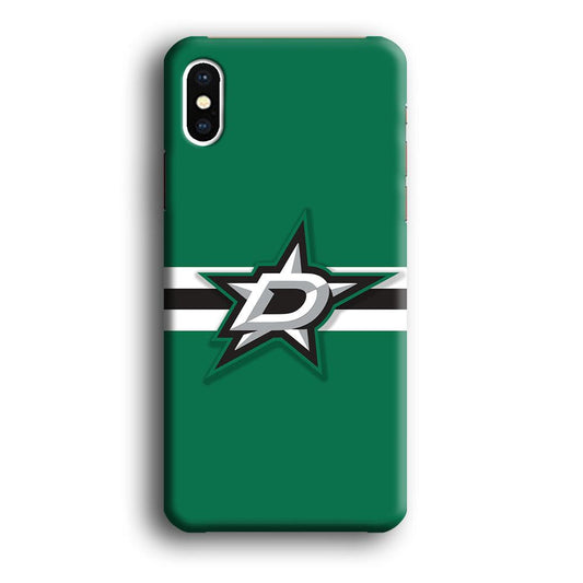 Hockey Dallas Stars NHL 002 iPhone X Case-Plastic / Full Wrap (3D Case)-Xtracase