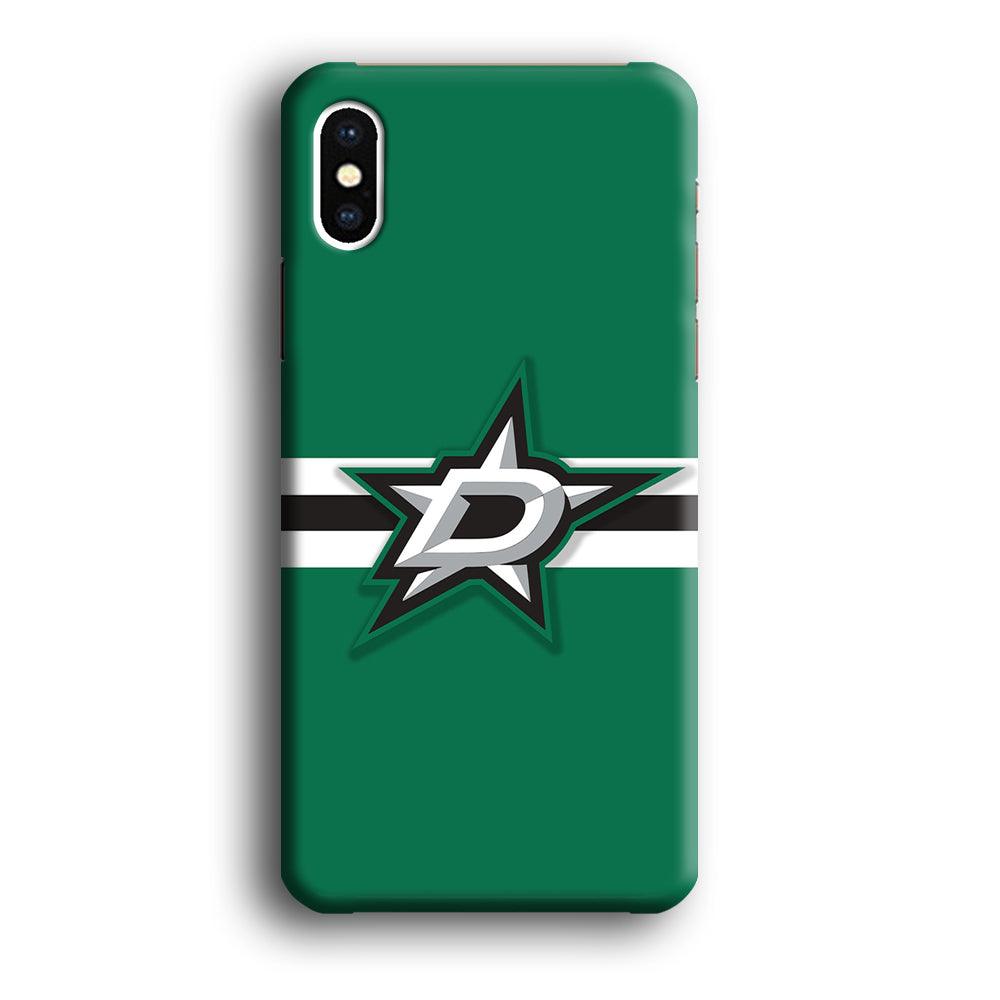 Hockey Dallas Stars NHL 002 iPhone Xs Case-Plastic / Full Wrap (3D Case)-Xtracase