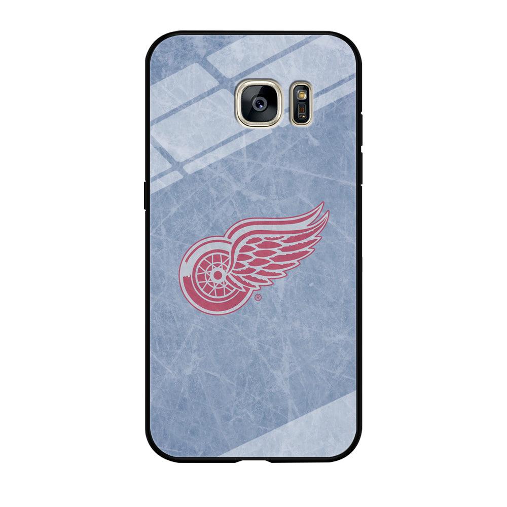 Hockey Detroit Red Wings NHL 001 Samsung Galaxy S7 Case-Tempered Glass Case-Xtracase