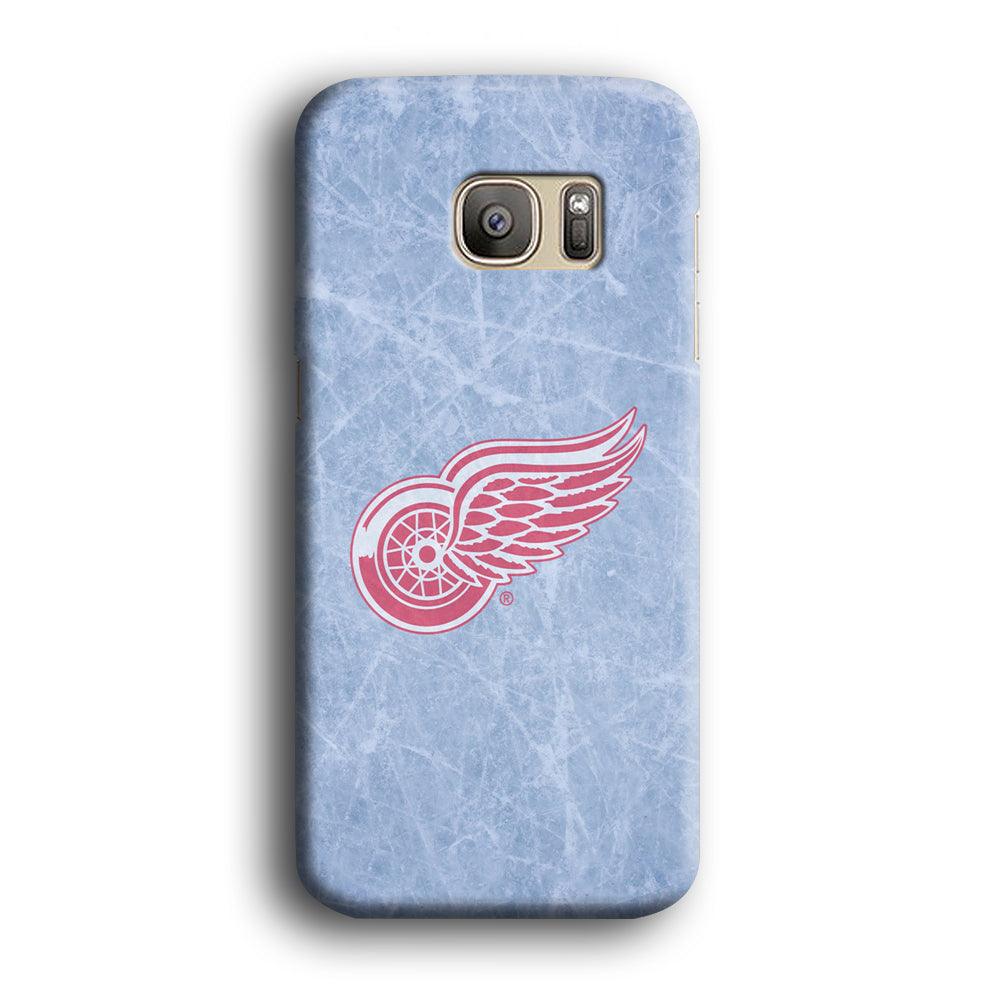 Hockey Detroit Red Wings NHL 001 Samsung Galaxy S7 Case-Plastic / Full Wrap (3D Case)-Xtracase
