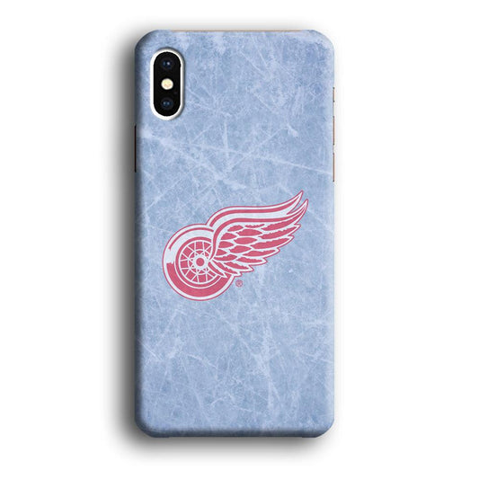 Hockey Detroit Red Wings NHL 001 iPhone X Case-Plastic / Full Wrap (3D Case)-Xtracase