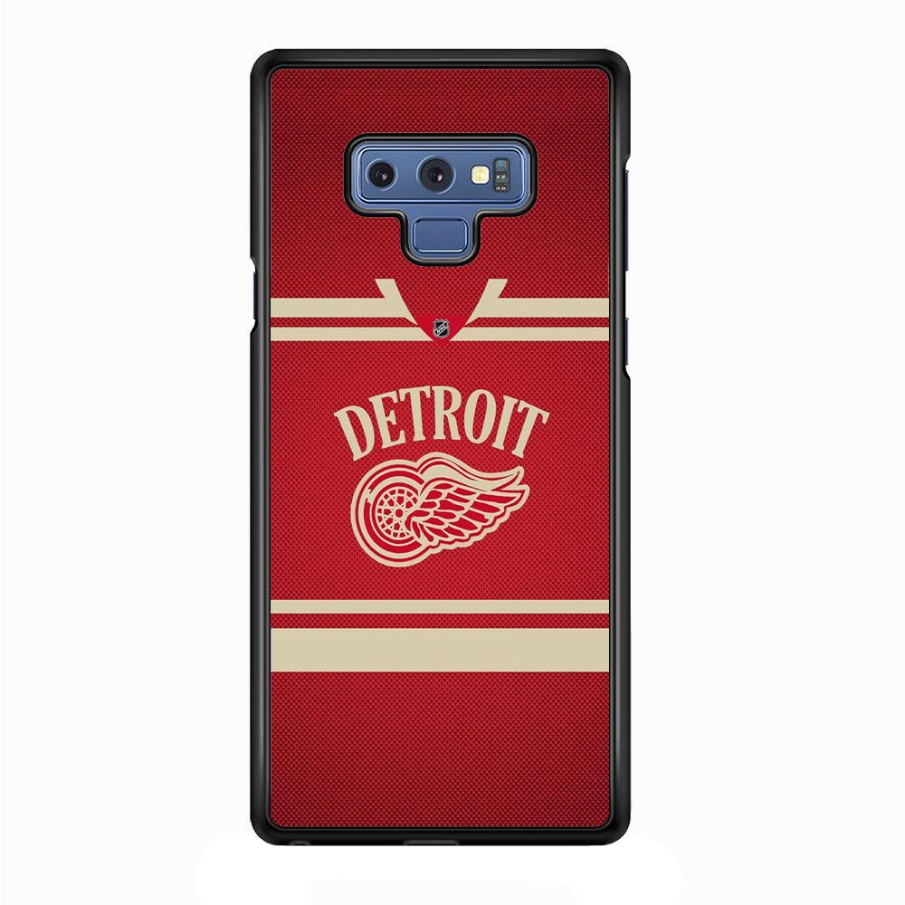 Hockey Detroit Red Wings NHL 002 Samsung Galaxy Note 9 Case-Plastic / Full Wrap (3D Case)-Xtracase