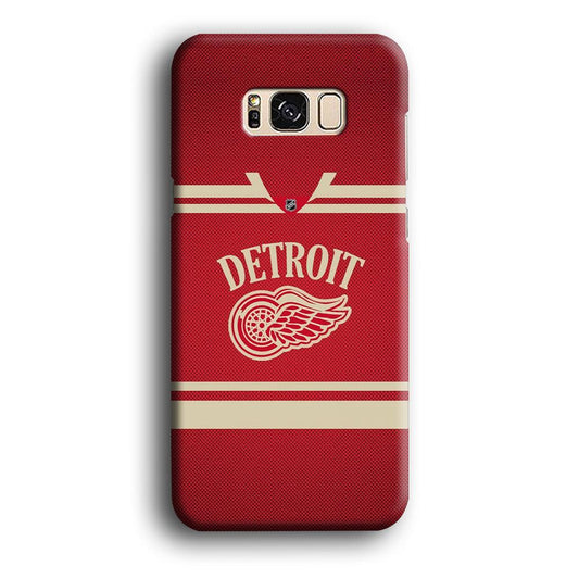 Hockey Detroit Red Wings NHL 002 Samsung Galaxy S8 Case-Plastic / Full Wrap (3D Case)-Xtracase
