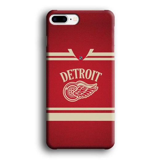 Hockey Detroit Red Wings NHL 002 iPhone 7 Plus Case-Plastic / Full Wrap (3D Case)-Xtracase