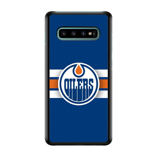 Hockey Edmonton Oilers NHL 001 Samsung Galaxy S10 Case-Plastic / Full Wrap (3D Case)-Xtracase