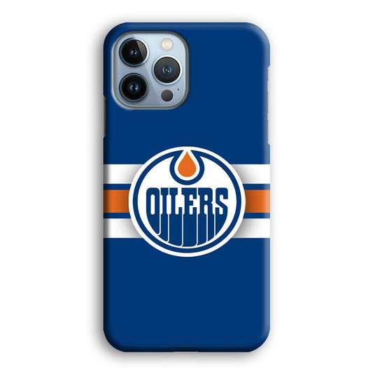 Hockey Edmonton Oilers NHL 001 iPhone 13 Pro Max Case-Plastic / Full Wrap (3D Case)-Xtracase