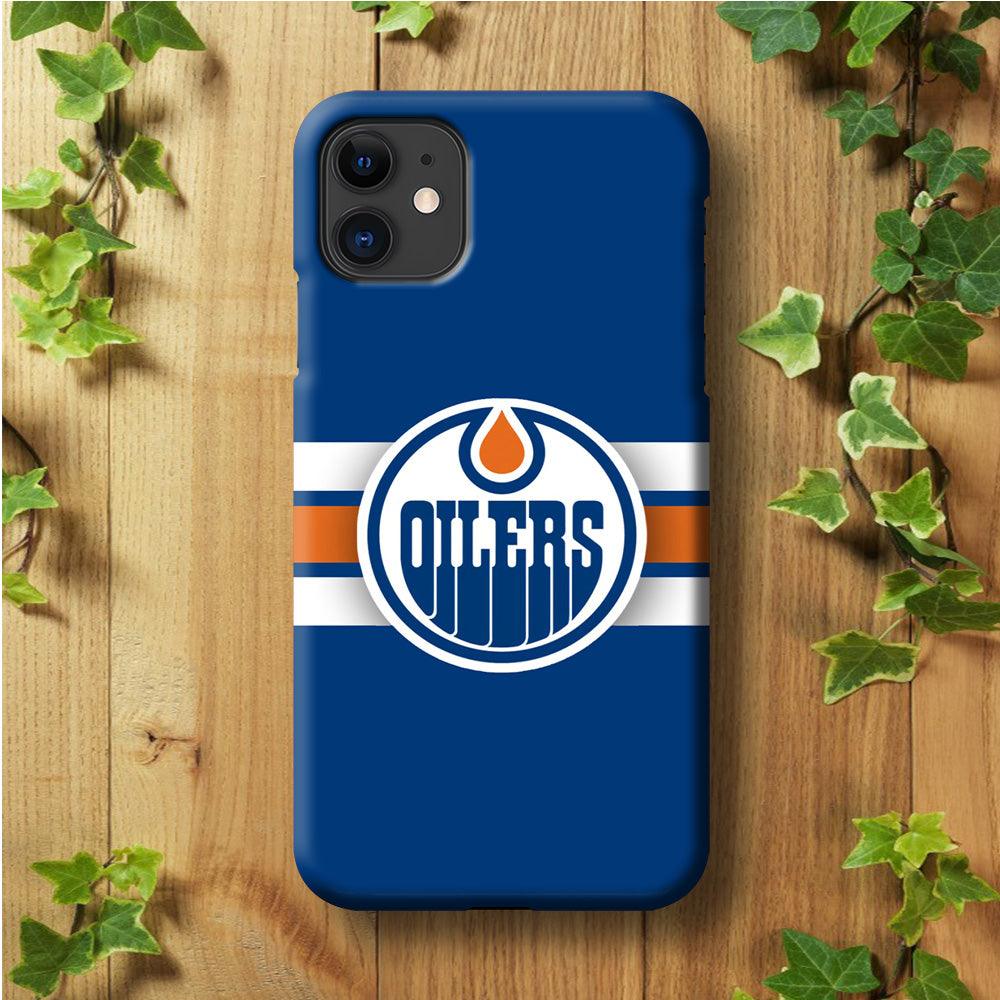 Hockey Edmonton Oilers NHL 001 iPhone 11 Case-Plastic / Full Wrap (3D Case)-Xtracase