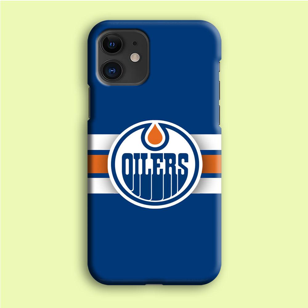Hockey Edmonton Oilers NHL 001 iPhone 12 Mini Case-Plastic / Full Wrap (3D Case)-Xtracase