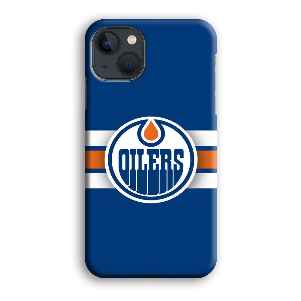 Hockey Edmonton Oilers NHL 001 iPhone 13 Mini Case-Plastic / Full Wrap (3D Case)-Xtracase