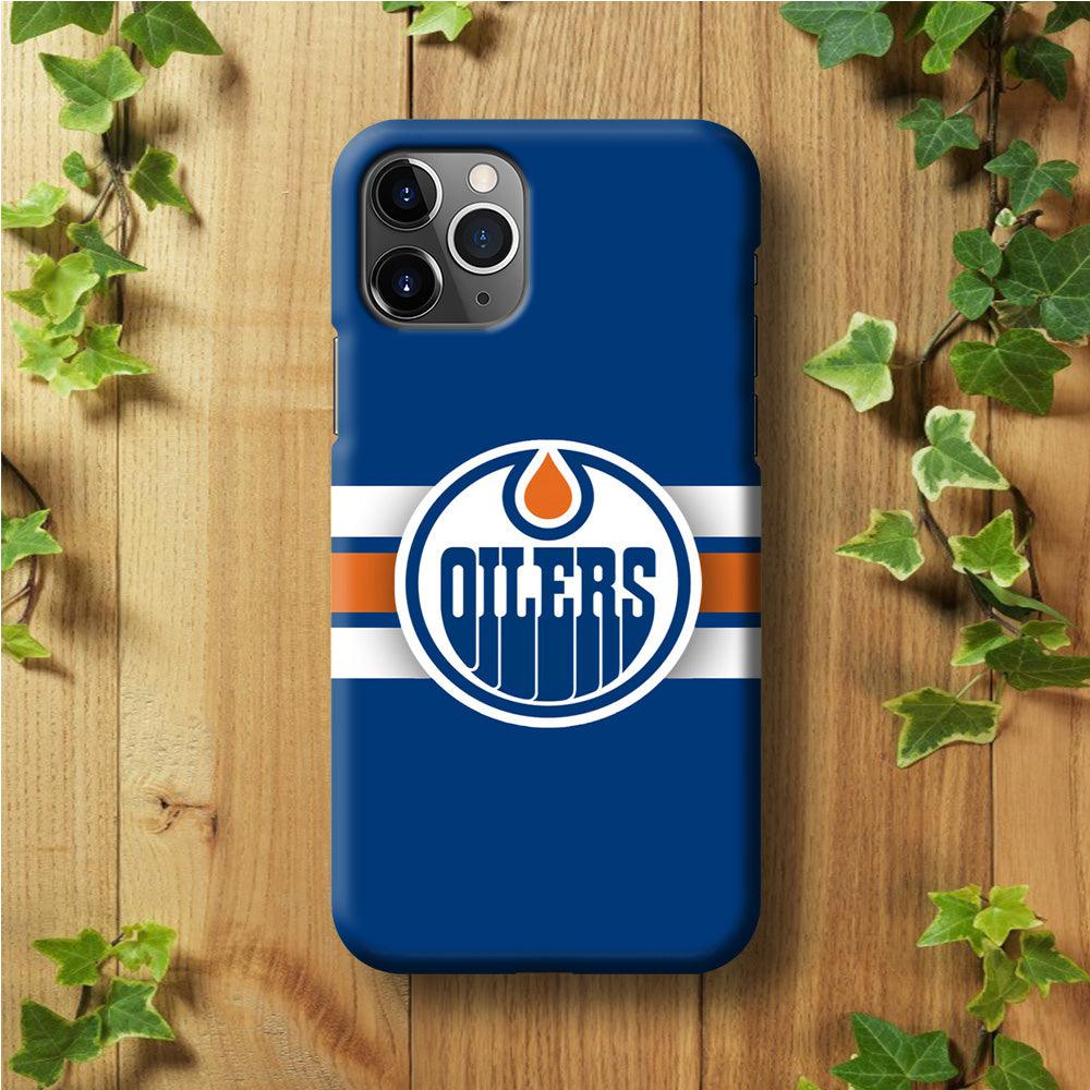 Hockey Edmonton Oilers NHL 001 iPhone 11 Pro Max Case-Plastic / Full Wrap (3D Case)-Xtracase