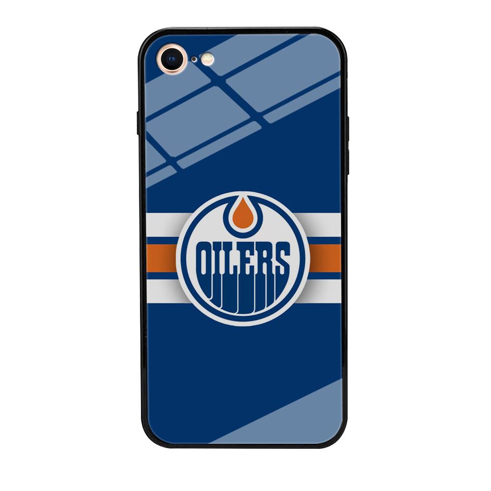 Hockey Edmonton Oilers NHL 001 iPhone 7 Case-Tempered Glass Case-Xtracase