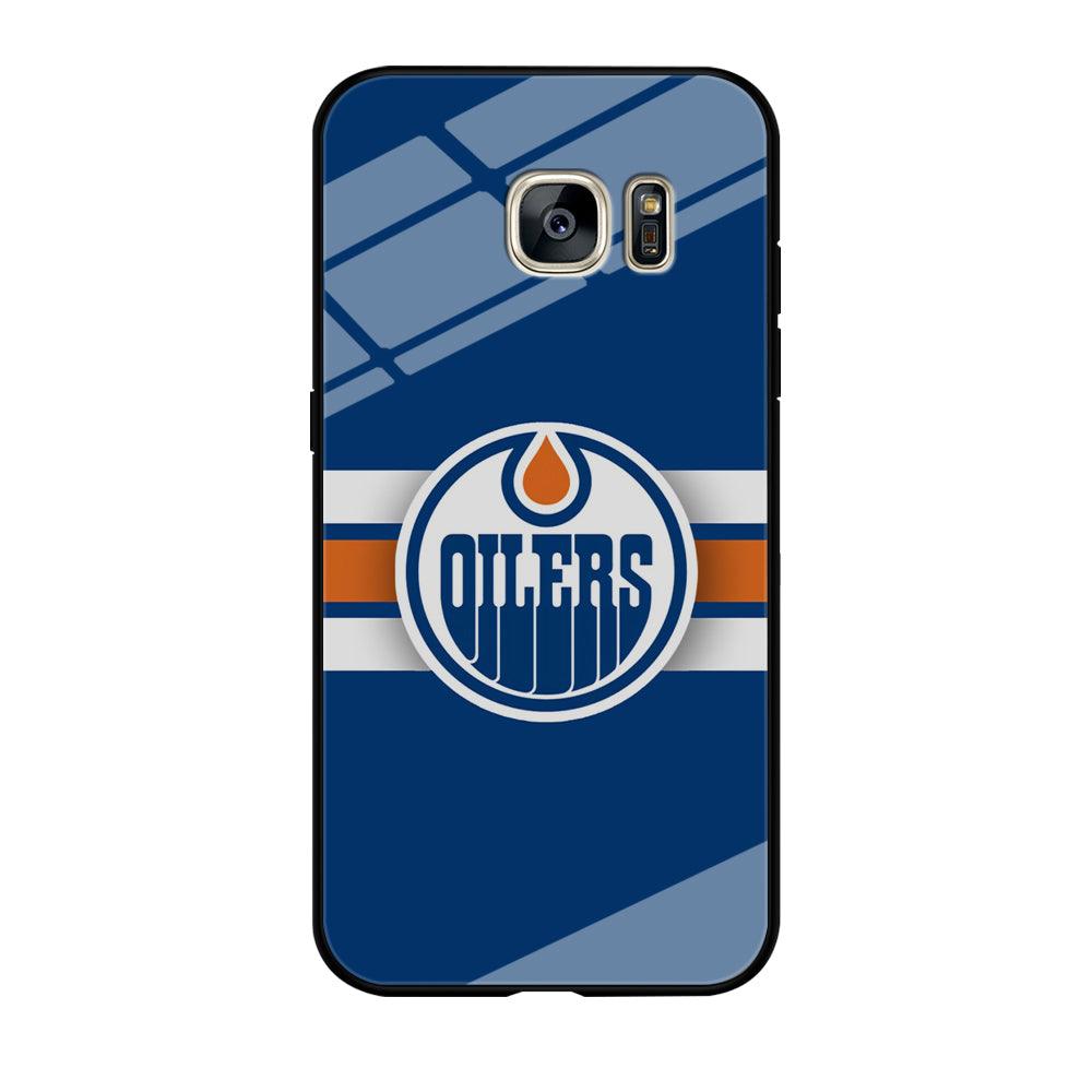 Hockey Edmonton Oilers NHL 001 Samsung Galaxy S7 Edge Case-Tempered Glass Case-Xtracase