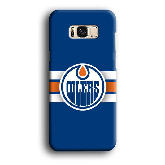 Hockey Edmonton Oilers NHL 001 Samsung Galaxy S8 Case-Plastic / Full Wrap (3D Case)-Xtracase
