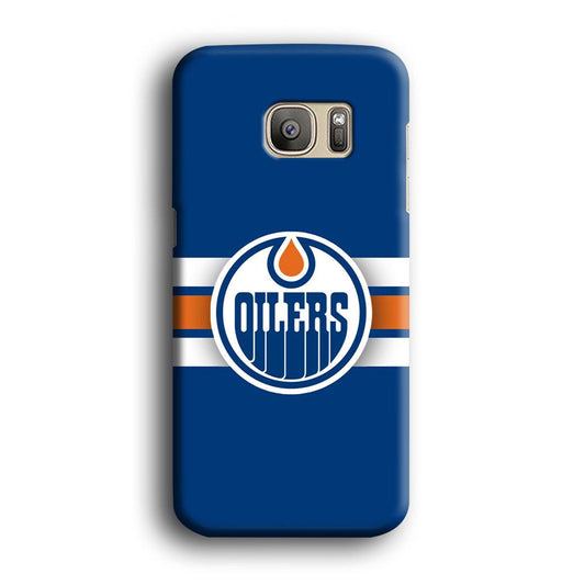Hockey Edmonton Oilers NHL 001 Samsung Galaxy S7 Edge Case-Plastic / Full Wrap (3D Case)-Xtracase