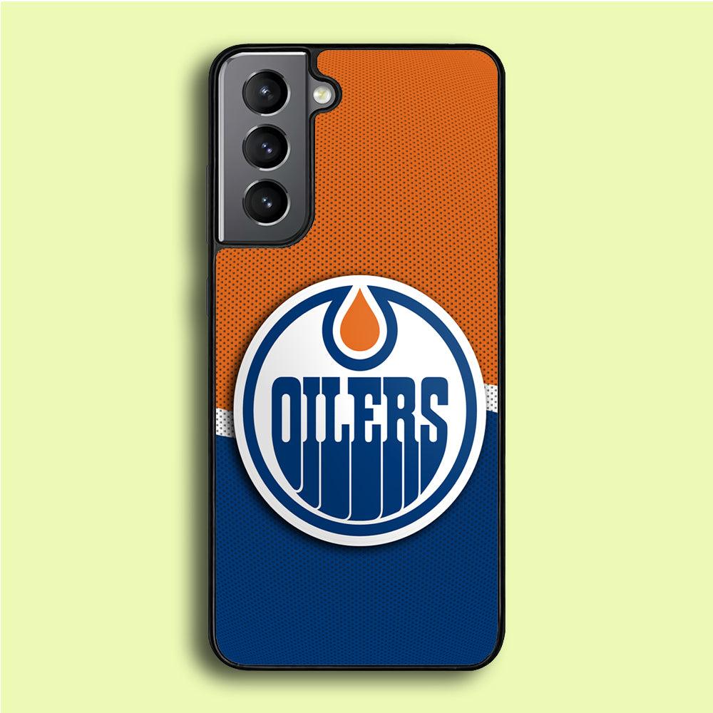 Hockey Edmonton Oilers NHL 002 Samsung Galaxy A16 Case-Rubber / White (2D Case)-Xtracase