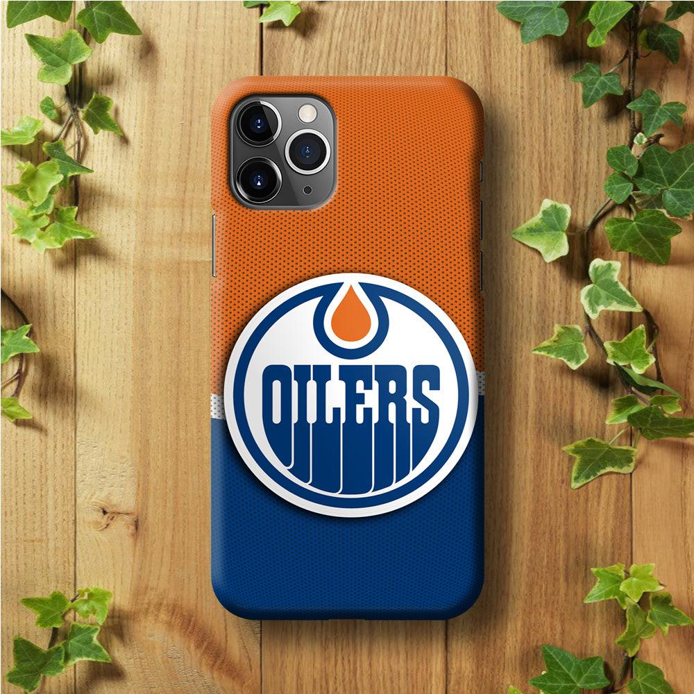 Hockey Edmonton Oilers NHL 002 iPhone 11 Pro Case-Plastic / Full Wrap (3D Case)-Xtracase