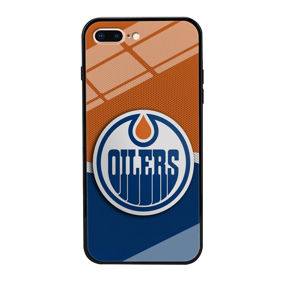 Hockey Edmonton Oilers NHL 002 iPhone 8 Plus Case-Tempered Glass Case-Xtracase