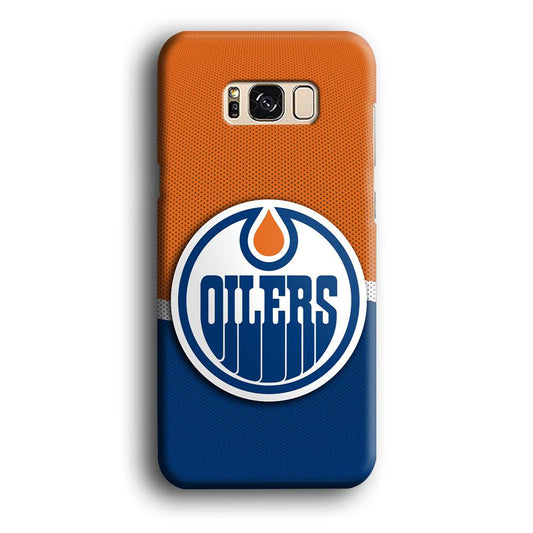 Hockey Edmonton Oilers NHL 002 Samsung Galaxy S8 Case-Plastic / Full Wrap (3D Case)-Xtracase
