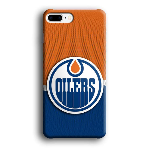 Hockey Edmonton Oilers NHL 002 iPhone 8 Plus Case-Plastic / Full Wrap (3D Case)-Xtracase
