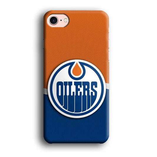 Hockey Edmonton Oilers NHL 002 iPhone 8 Case-Plastic / Full Wrap (3D Case)-Xtracase