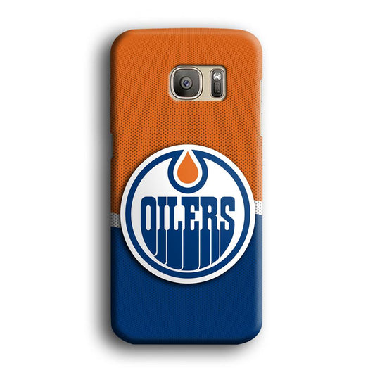 Hockey Edmonton Oilers NHL 002 Samsung Galaxy S7 Edge Case-Plastic / Full Wrap (3D Case)-Xtracase
