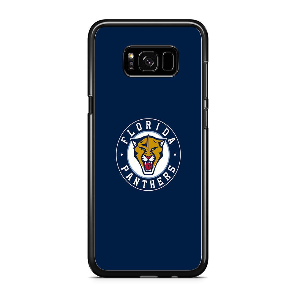 Hockey Florida Panthers NHL 001 Samsung Galaxy S8 Case-Rubber / Black (2D Case)-Xtracase