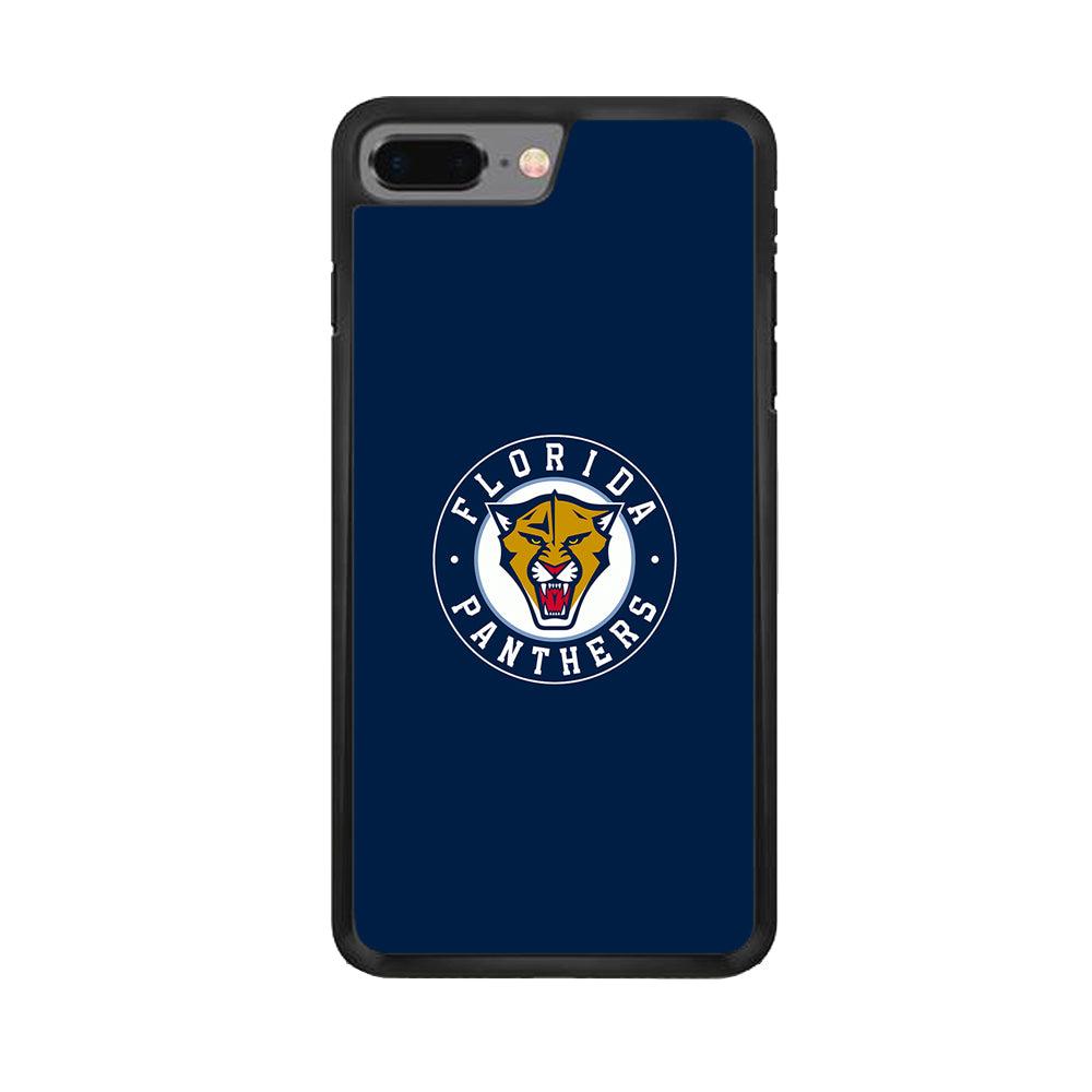 Hockey Florida Panthers NHL 001 iPhone 7 Plus Case-Rubber / Black (2D Case)-Xtracase