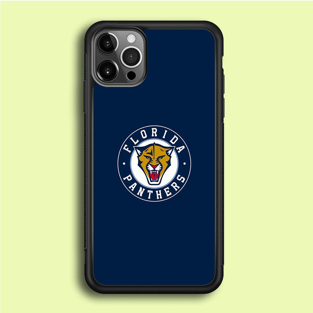 Hockey Florida Panthers NHL 001 iPhone 12 Pro Case-Rubber / Black (2D Case)-Xtracase