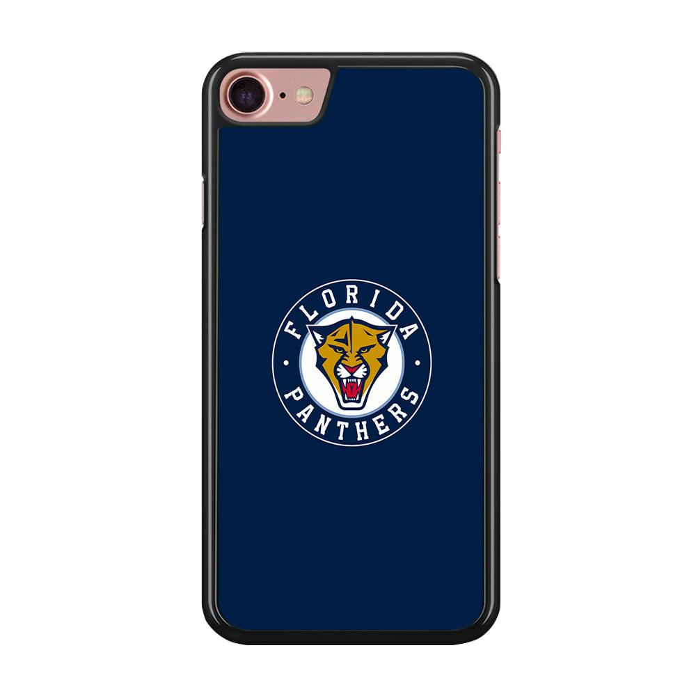 Hockey Florida Panthers NHL 001 iPhone 7 Case-Rubber / Black (2D Case)-Xtracase