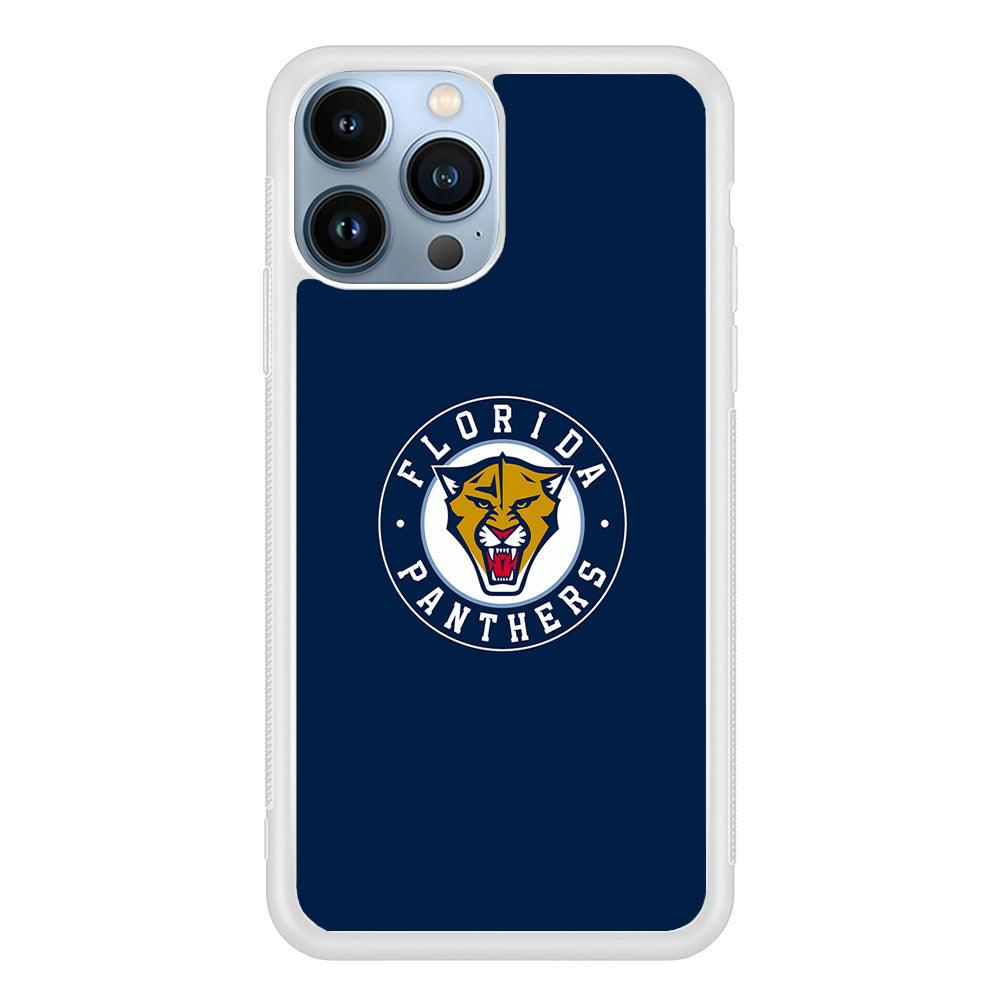 Hockey Florida Panthers NHL 001 iPhone 13 Pro Case-Rubber / White (2D Case)-Xtracase