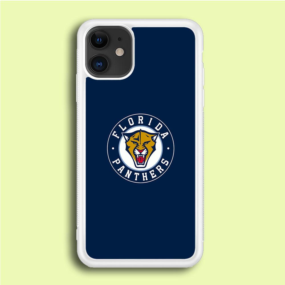 Hockey Florida Panthers NHL 001 iPhone 12 Mini Case-Rubber / White (2D Case)-Xtracase