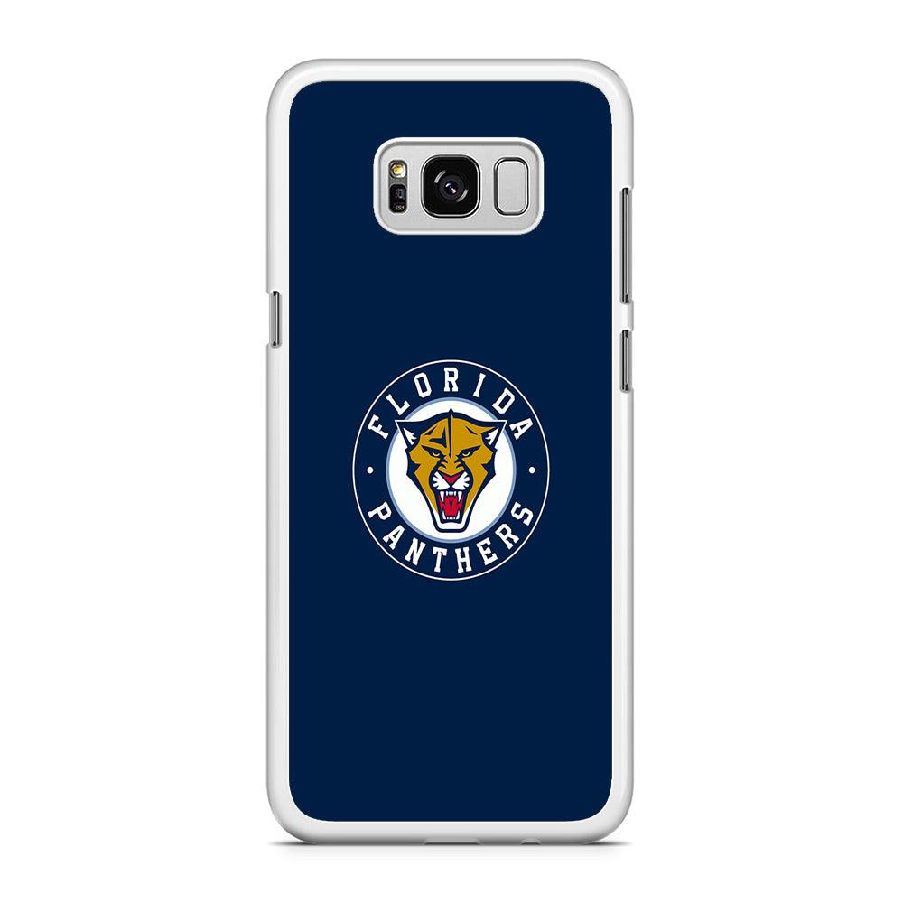 Hockey Florida Panthers NHL 001 Samsung Galaxy S8 Case-Rubber / White (2D Case)-Xtracase