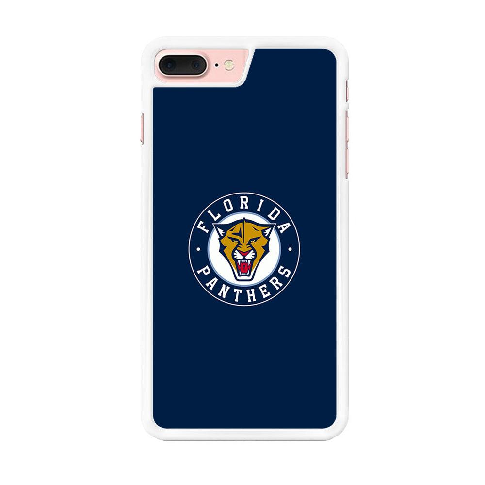 Hockey Florida Panthers NHL 001 iPhone 7 Plus Case-Rubber / White (2D Case)-Xtracase