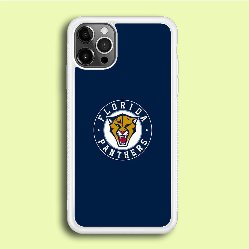 Hockey Florida Panthers NHL 001 iPhone 12 Pro Case-Rubber / White (2D Case)-Xtracase