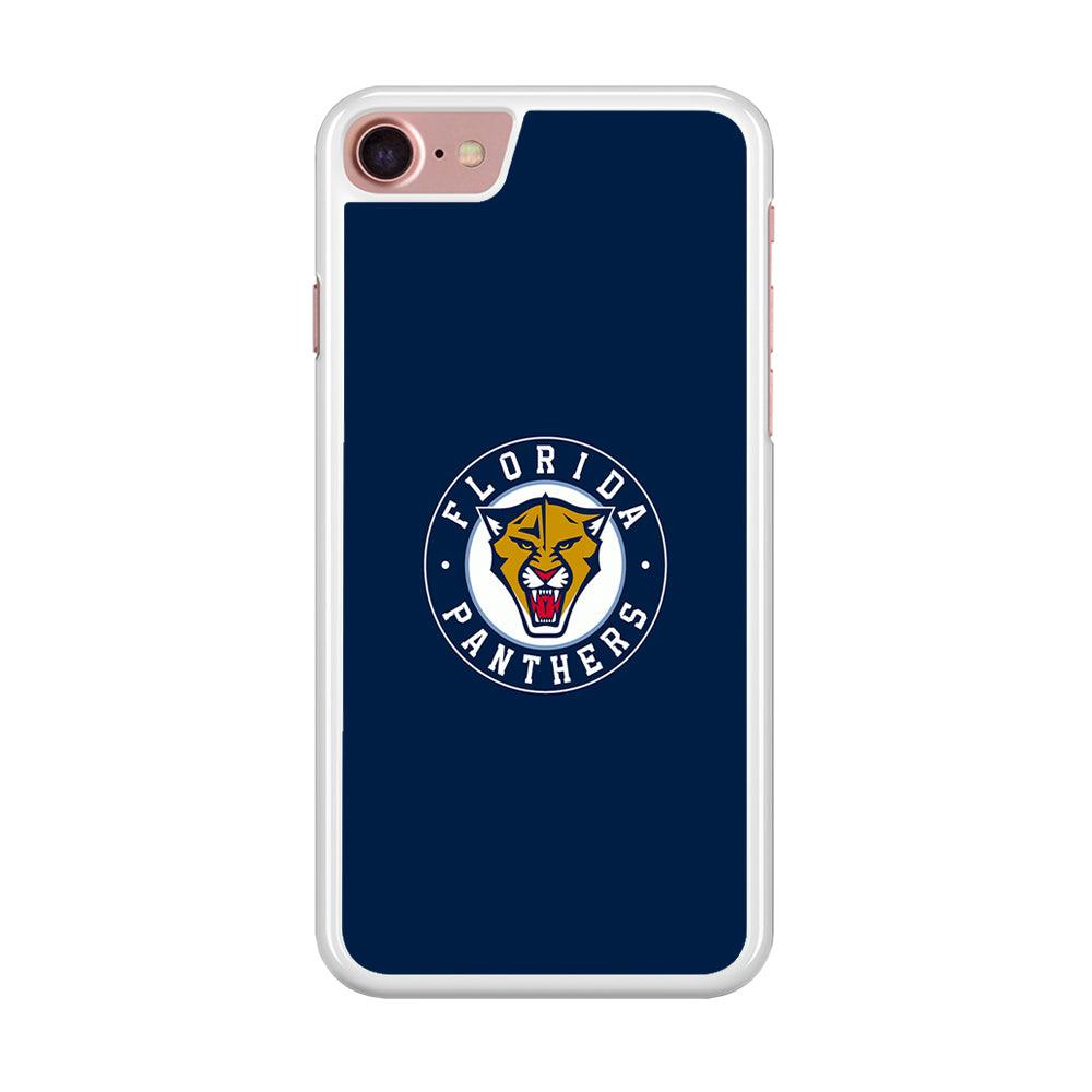 Hockey Florida Panthers NHL 001 iPhone 7 Case-Rubber / White (2D Case)-Xtracase