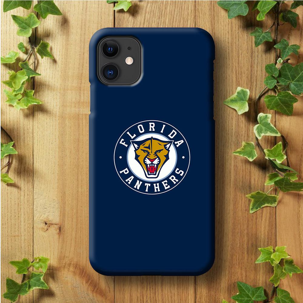Hockey Florida Panthers NHL 001 iPhone 11 Case-Plastic / Full Wrap (3D Case)-Xtracase